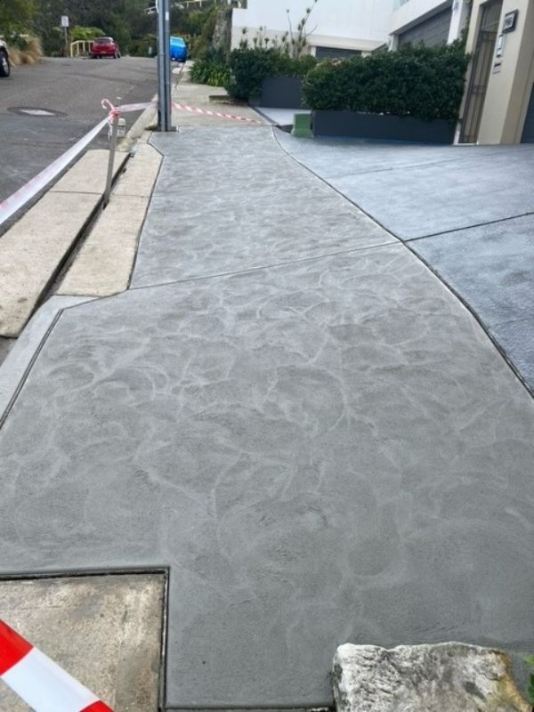 concrete driveway for Northern Beaches business