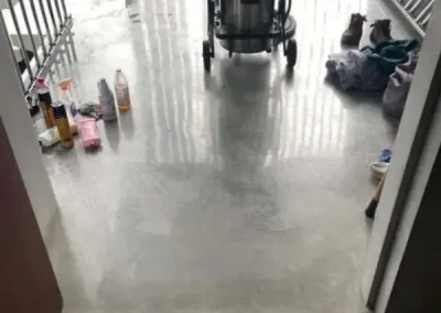 Polished concrete flooring in Forestville finished smooth